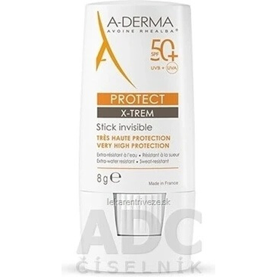 A-DERMA PROTECT X-TREM STICK 50+ stick trasparente 1x8 g