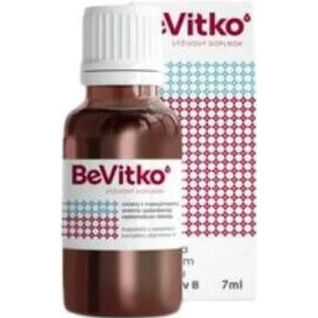 BeVitko 1x7ml, suspensie met vitamine B-complex