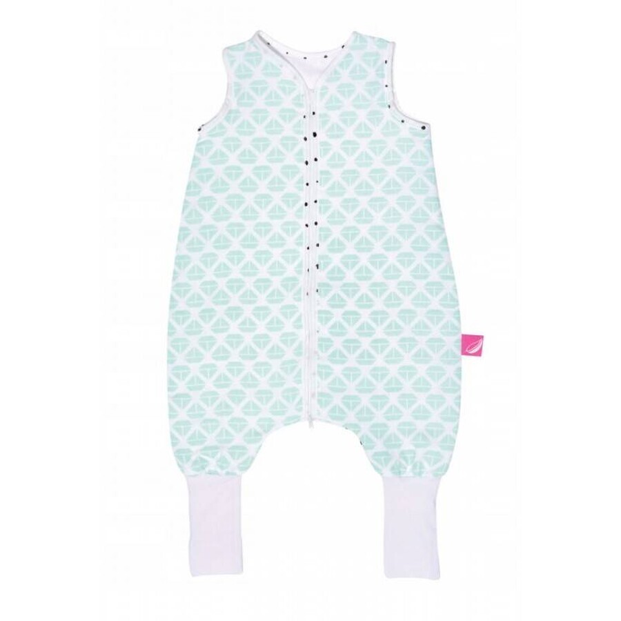 MOTHERHOOD Saco de dormir de muselina con pantalón Mint Boats 1-1,5 r 0,5 tog 1×1 pc