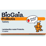 BioGaia ProTectis 1×10 unidades, comprimidos masticables - sabor fresa