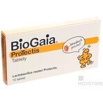 BioGaia ProTectis 1×10 unidades, comprimidos masticables - sabor fresa