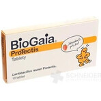 BioGaia ProTectis 1×10 unidades, comprimidos masticables - sabor fresa