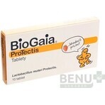 BioGaia ProTectis 1×10 unidades, comprimidos masticables - sabor fresa