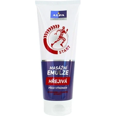 ALPA SportStar EMULSION HEATING MASSAGE 1×210 ml, începe - înainte de exerciții