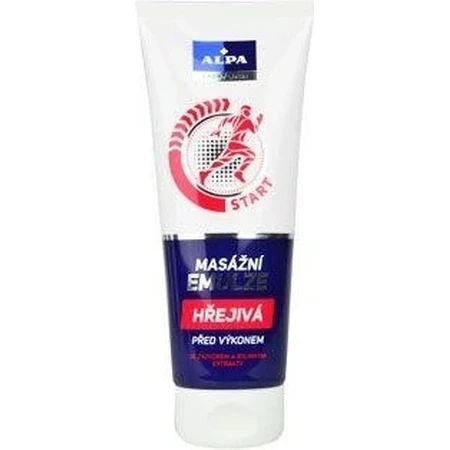 ALPA SportStar EMULSION HEATING MASSAGE 1×210 ml, începe - înainte de exerciții