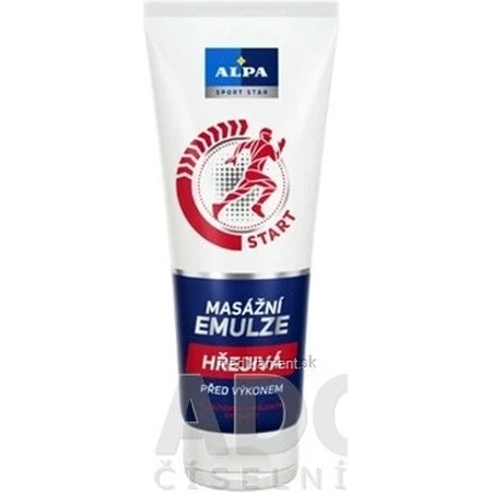 ALPA SportStar EMULSION HEATING MASSAGE 1×210 ml, începe - înainte de exerciții