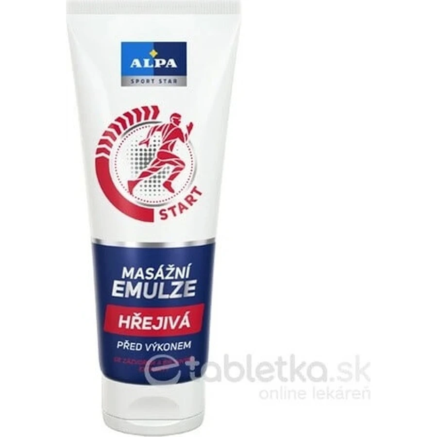 ALPA SportStar EMULSION HEATING MASSAGE 1×210 ml, începe - înainte de exerciții