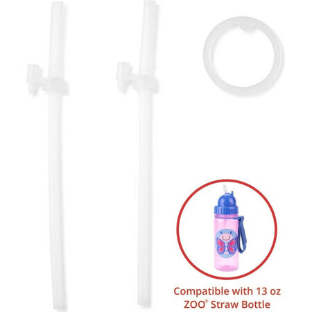 SKIP HOP Spare Straws 2 pcs for PP Zoo Glass 1×2 pcs