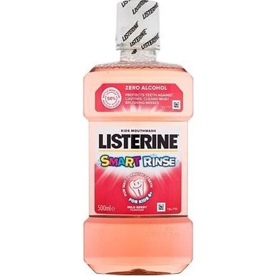 LISTERINE® SMART RINSE™ Bacău colutorio 1×500 ml, agua bucal.