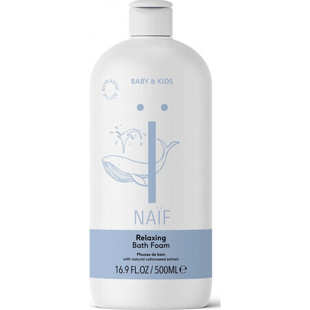 NAÏF Relaxing Bath Foam for Babies and Children 1×500 ml, bath foam