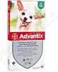 Advantix Spot-on para perros de hasta 4 kg 4&#215;0,4 ml, pipeta