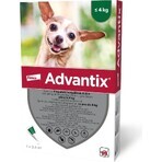 Advantix Spot-on für Hunde bis zu 4 kg 4×0,4 ml, Pipette