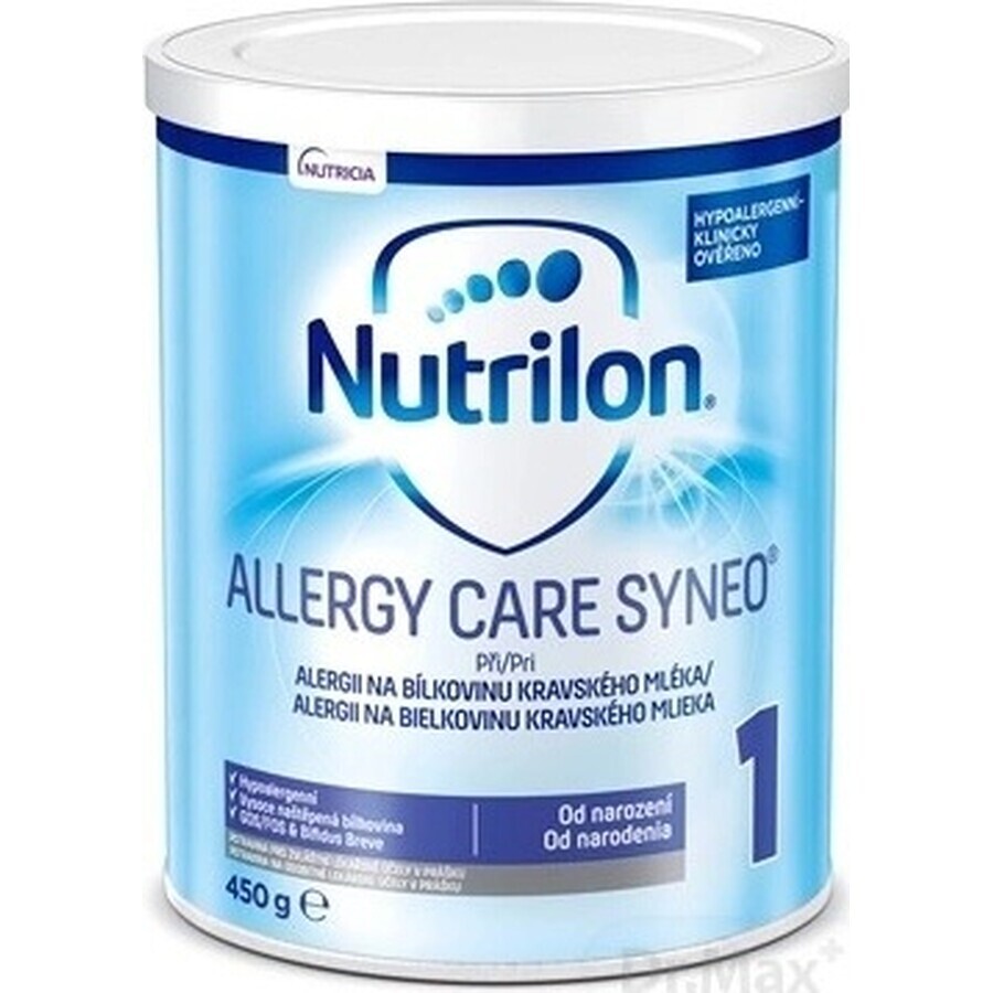 Nutrilon Allergy Care Syneo+ 1 1x450 g, leche hipoalergénica especial para bebés