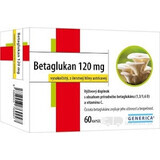 Generica Betaglucan 120 mg 1×60 cps, dietary supplement