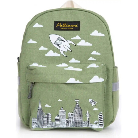 Kinderrucksack PELLIANNI City Green 1×1 Stück, Rucksack