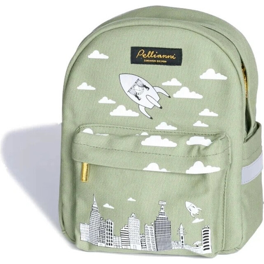 Kinderrucksack PELLIANNI City Green 1×1 Stück, Rucksack