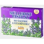 PASTILLAS MÜLLER CON SALVIA Y VIT. C 1×12 uds, para resfriados