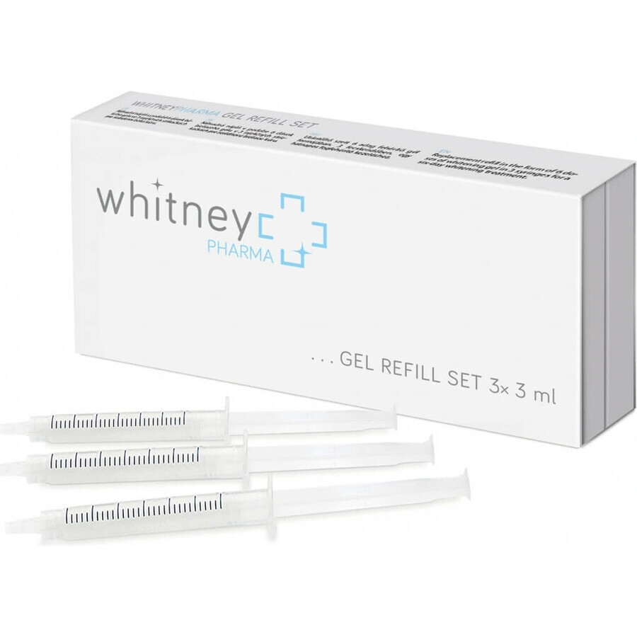 WhitneyPHARMA tandenbleekset 3×3 ml, tandenbleekset