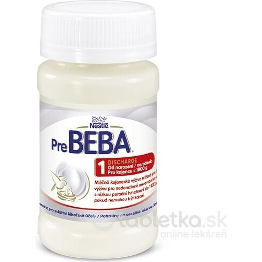 PreBEBA 1 DISCHARGE 32×90 ml infant formula (for newborns up to 1800 g)