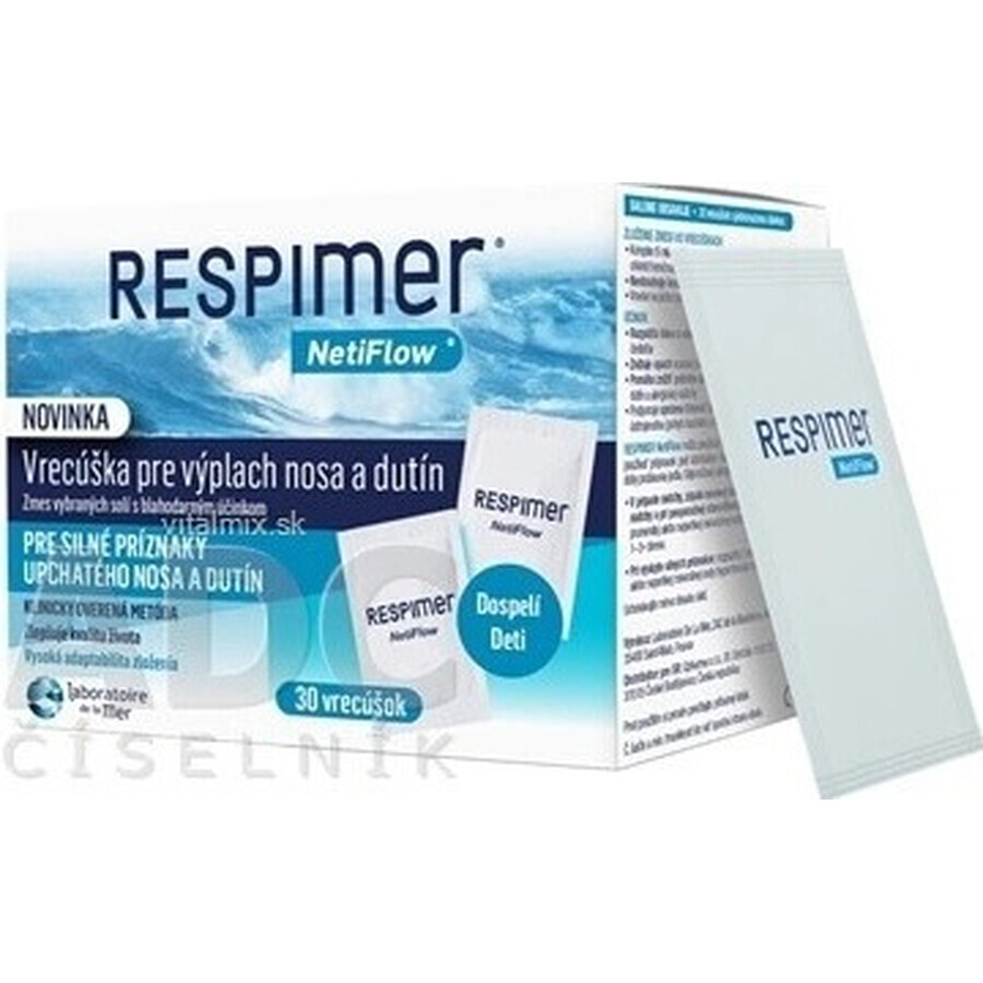 RESPIMER bags 1×30 pcs, for nasal and sinus rinses