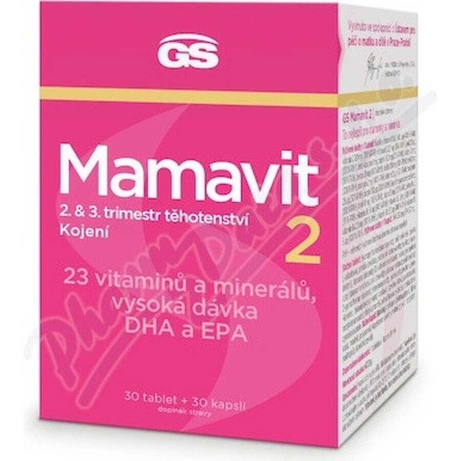 GS Mamavit 2 Sarcina și alăptarea 1×60 cps, supliment alimentar