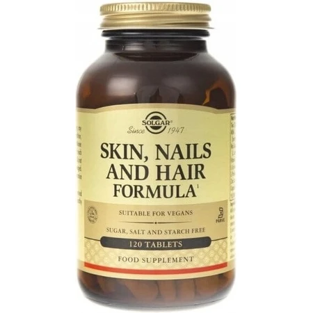 Solgar Skin, Nails & Hair Formula per pelle, capelli e unghie 120 compresse 1×120 tbl, integratore alimentare