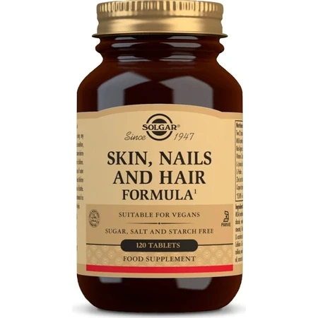 Solgar Skin, Nails & Hair Formula per pelle, capelli e unghie 120 compresse 1×120 tbl, integratore alimentare