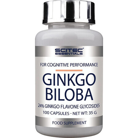 Scitec Nutrition Ginkgo Biloba 1×100 tbl, complemento alimenticio