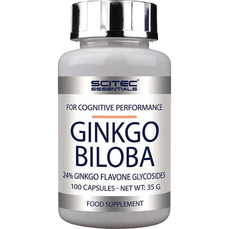 Scitec Nutrition Ginkgo Biloba 1×100 tbl, complemento alimenticio