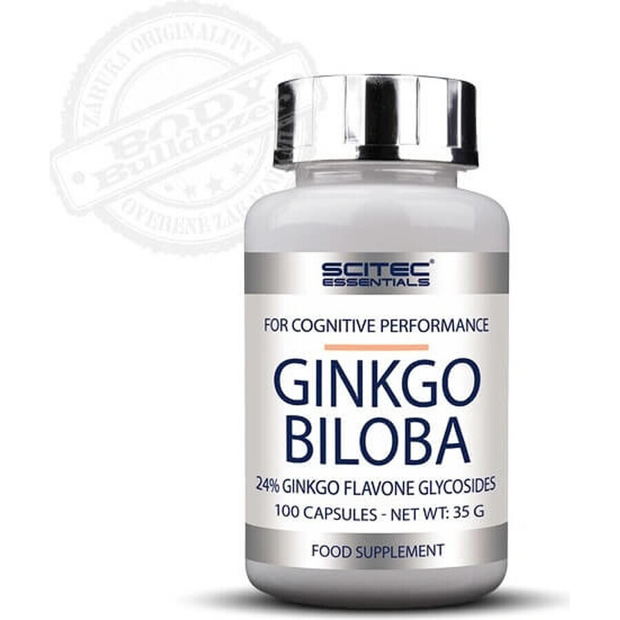 Scitec Nutrition Ginkgo Biloba 1×100 tbl, complemento alimenticio