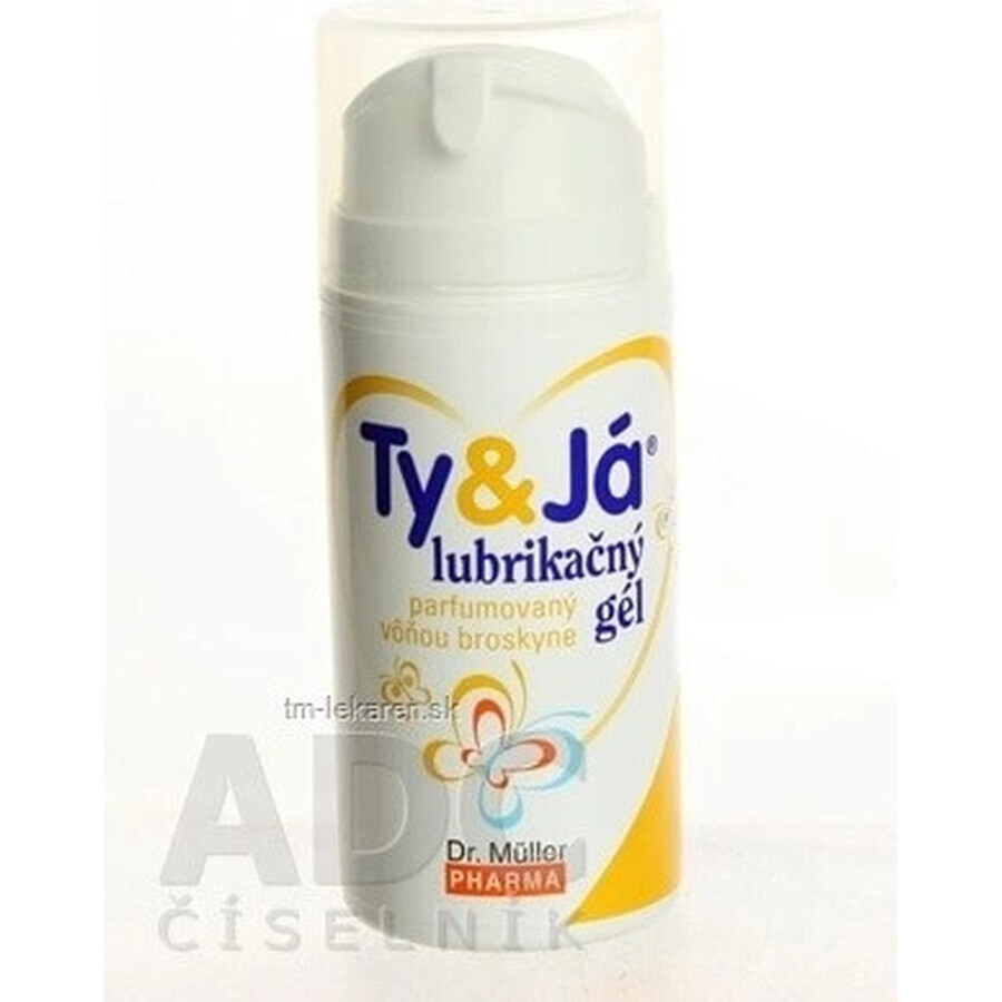 Dr. Müller TY&JÁ TY&JÁ LUBRICANTE GEL LUBRICANTE PERFUMADO 1×100 ml, sabor fresa