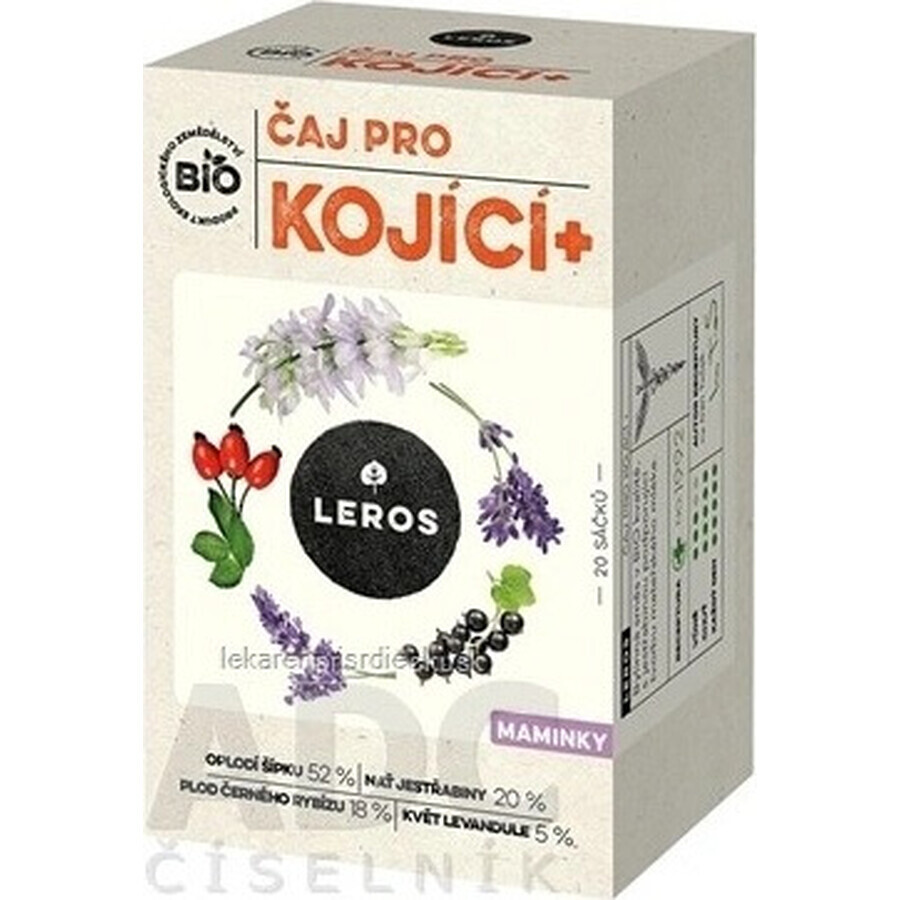 TÉ LEROS PARA MADRES LACTANTES 20x1,5 g, té para madres lactantes