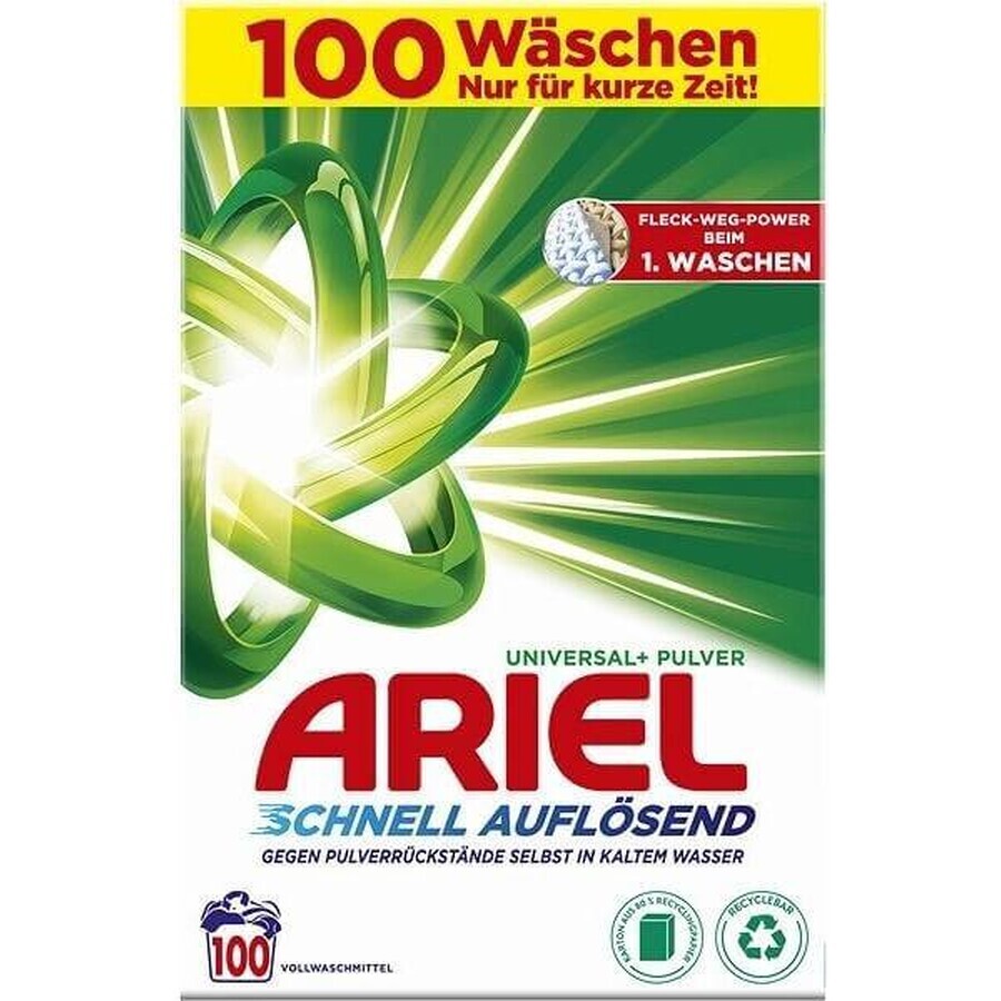 Ariel Powder 6 kg / 100PD Universal+ 1×6 kg, Waschpulver