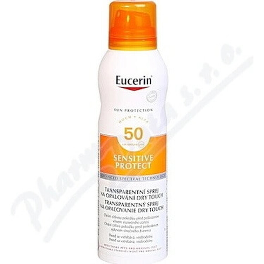 Eucerin SUN Dry Touch OIL CONTROL FPS 50+ 1×200 ml, spray transparente