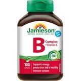 JAMIESON B-COMPLEX CON VITAMINA C 1×100 tbl, b-complex