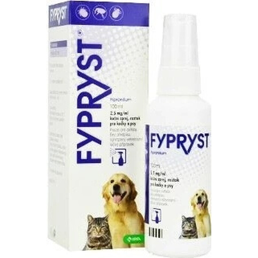 FYPRYST 2,5 mg/ml 1×100 ml, spray antipuces