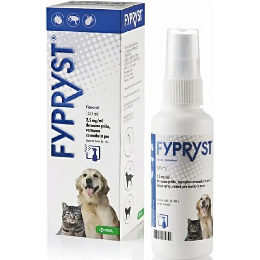 FYPRYST 2,5 mg/ml 1×100 ml, spray antipuces