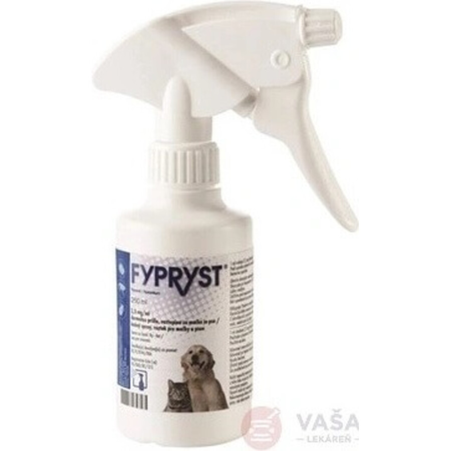 FYPRYST 2,5 mg/ml 1×100 ml, spray antipuces