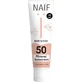 NAÏF Protective Sunscreen SPF 50 pentru copii și bebeluși 1×30 ml, protecție solară