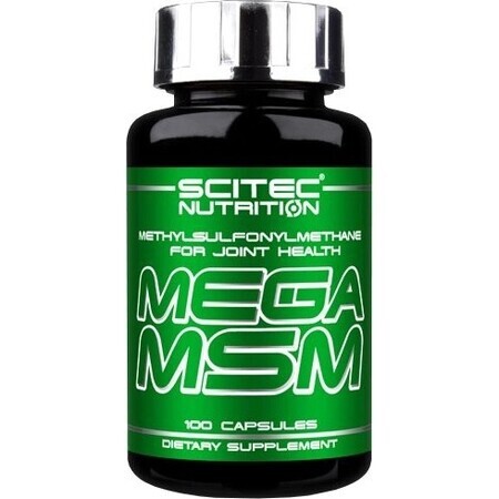 Scitec Nutrition Mega MSM 1×100 cps, complemento alimenticio