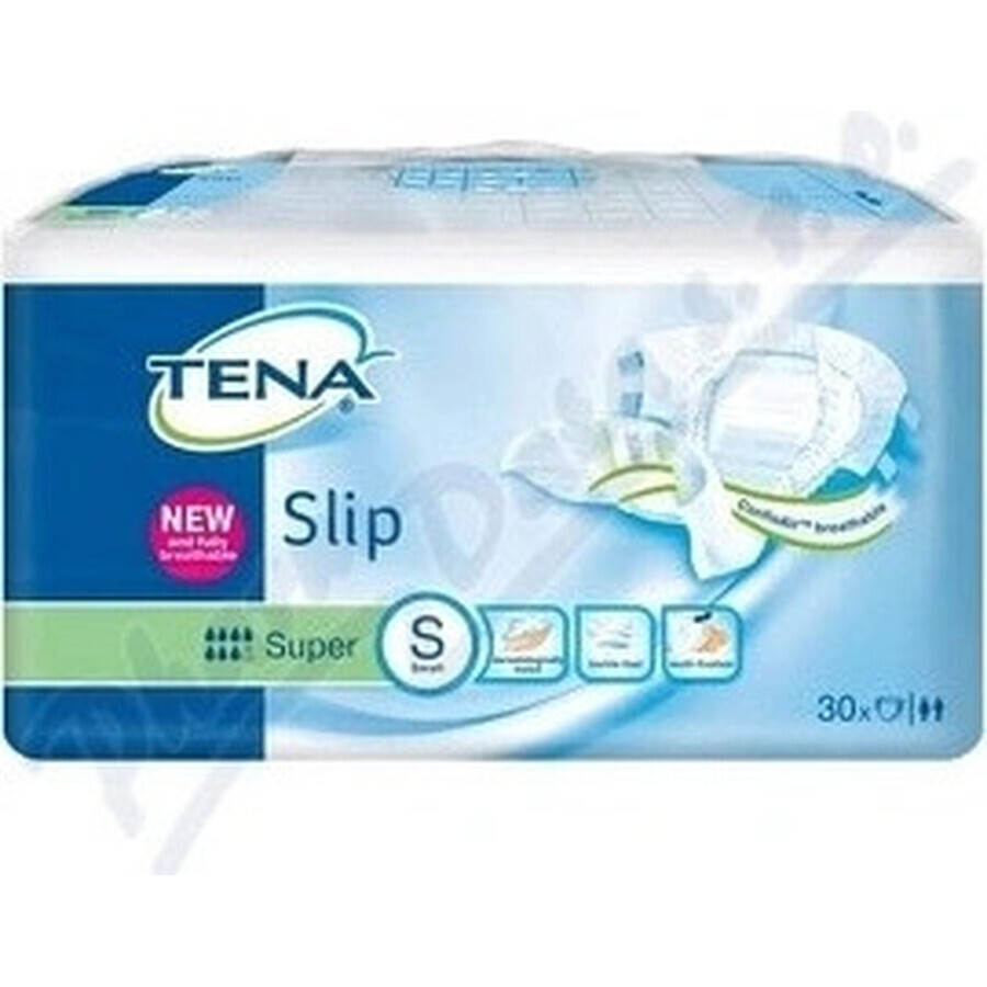 TENA Super S Braguitas 1×30 unidades, braguitas para pañales