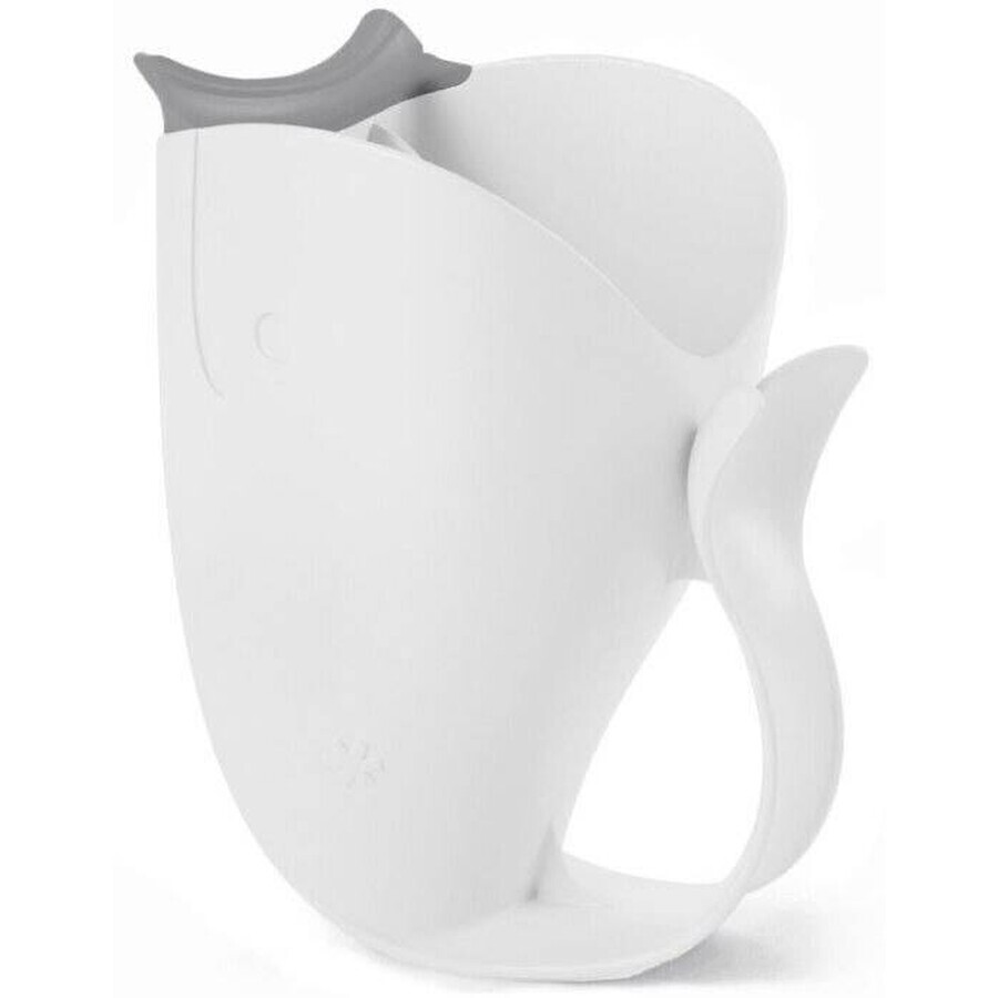 SKIP HOP Moby vaso enjuague champú blanco 1×1 ud, vaso enjuague champú