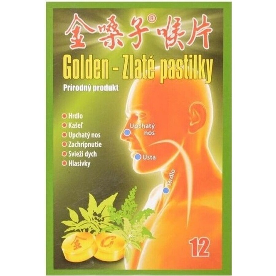 Golden Throat - Amazon 1×12 pcs, complemento alimenticio