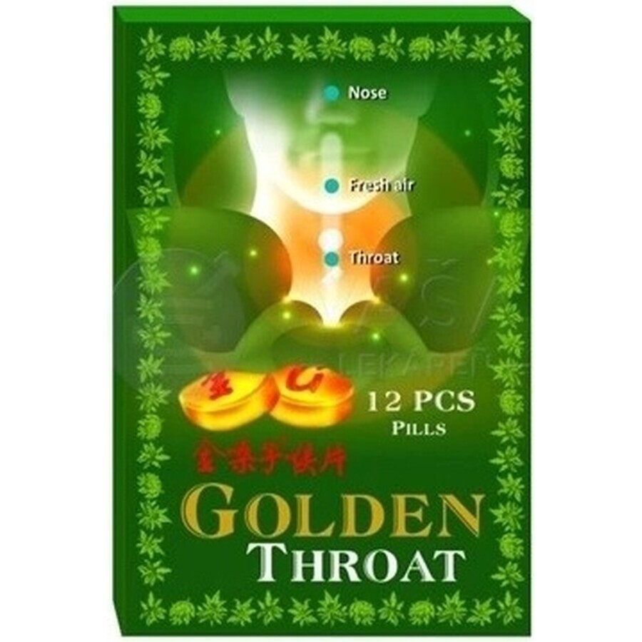 Golden Throat - Amazon 1×12 pcs, complemento alimenticio