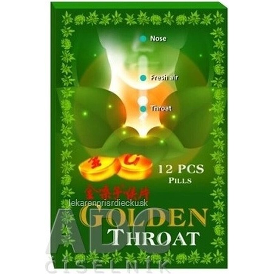 Golden Throat - Amazon 1×12 pcs, complemento alimenticio