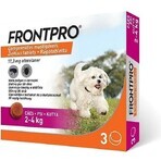 FRONTPRO® comprimidos masticables antiparasitarios para perros (2-4 kg) 1×3 tbl, comprimidos antiparasitarios