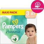 PAMPERS HARMONIE BABY DIAPERS V.3 6-10KG 87KS 1×87 pcs, pañales talla 3