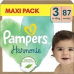 PAMPERS HARMONIE BABY DIAPERS V.3 6-10KG 87KS 1×87 pcs, pañales talla 3