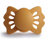 FRIGG Lucky symmetric silicone pacifier Honey Gold, 0-6m 1×1 pc, silicone pacifier