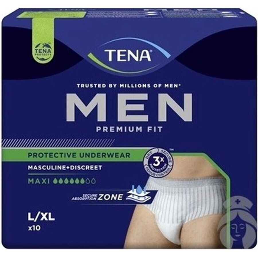 TENA Level 4 L 1×10 pieces Men's Protective Underwear 1×10 underwear